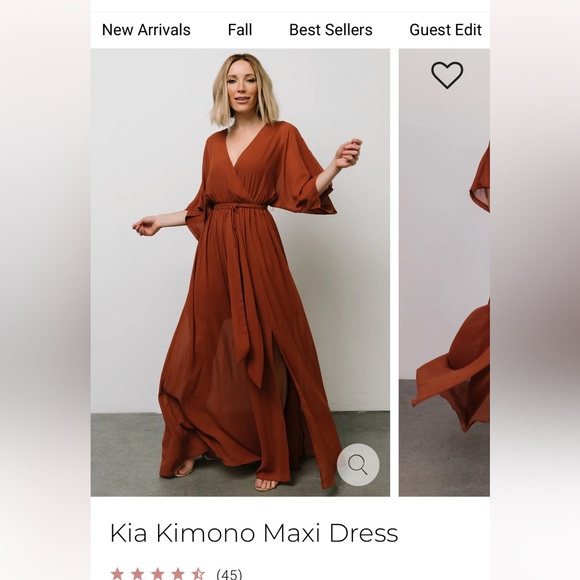 Baltic Born Kia Kimono Maxi Dress - Picture 5 of 6